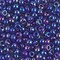 Miyuki 6 Round Seed Bead, 6-484, Opaque Cobalt AB (was 414R), 10 grams